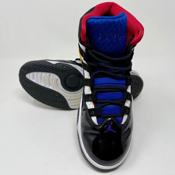 Nike Air Jordan Aura Rivals Basketball Shoe Mens 8 1/2 Black S1525 Sturdy Sporty - Picture 11 of 16